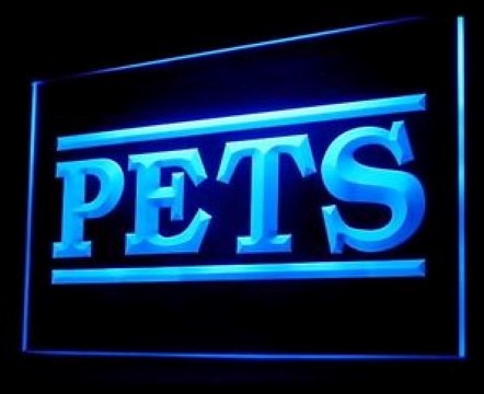Pets Shop Dog Cat Animals LED Neon Sign